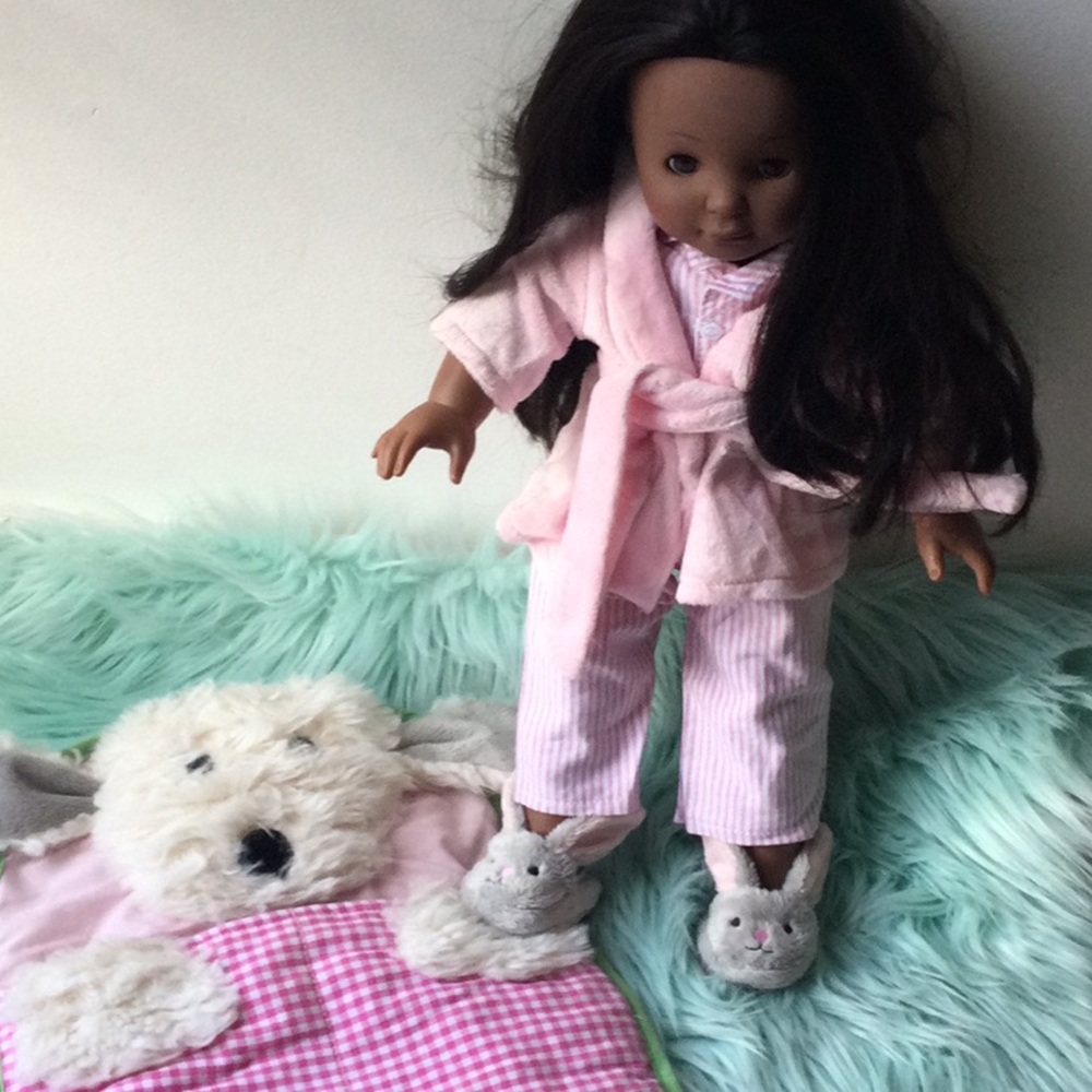 Pottery Barn Sleepover Doll outfit and sleeping bag (doll not included)